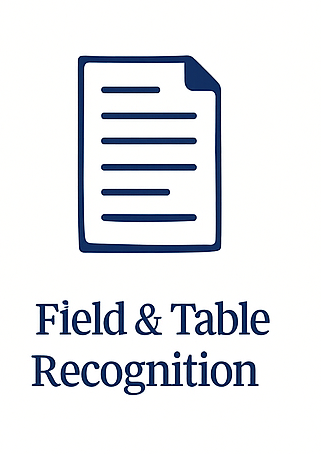 Field & Table Recognition Icon
